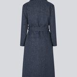 Otillamd coat - Navy Herringbone