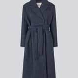 Otillamd coat - Navy Herringbone