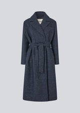 Otillamd coat - Navy Herringbone