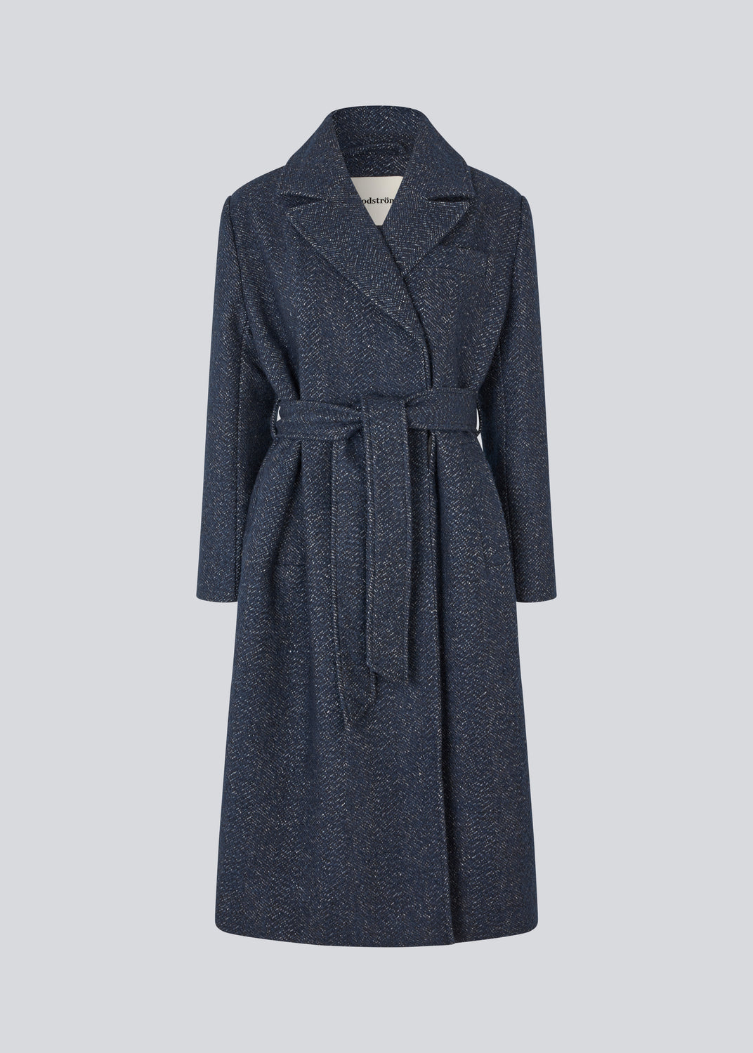 Otillamd coat - Navy Herringbone