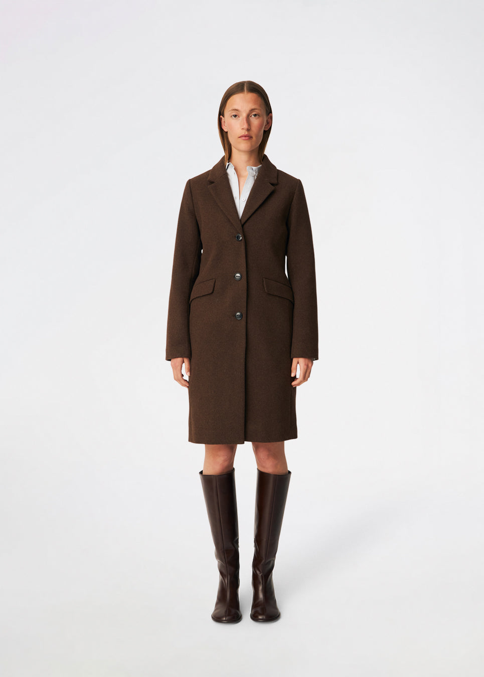 Pamela coat - Seal Brown