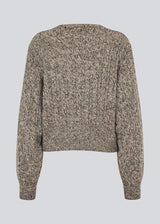 Knitted cable knit cardigan with pearl buttons. &nbsp;Pammiemd cardigan has a round neckline and ribbed hem.&nbsp;