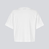 Fitted white t-shirt with short sleeves. Patayamd t-shirt has a round neck. The model is 175 cm and wears a size S/36.

Material:
100% Organic Cotton