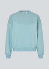 Sweatshirt in blue with logo made in a cotton mixture. Paulamd sweat has a round neckline and ribbing at the sleeves and bottom.&nbsp;