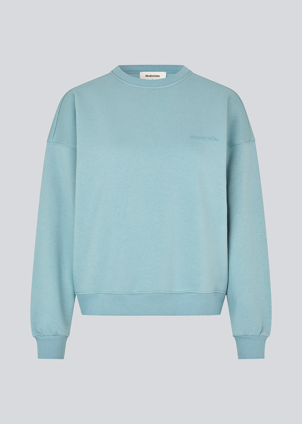 Sweatshirt in blue with logo made in a cotton mixture. Paulamd sweat has a round neckline and ribbing at the sleeves and bottom.&nbsp;