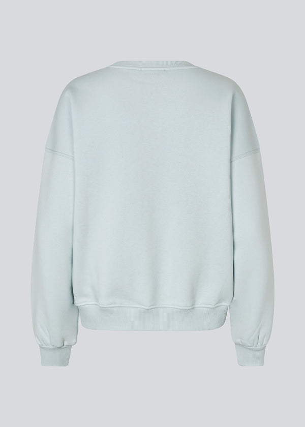 Sweatshirt in light blue with logo made in a cotton mixture. Paulamd sweat has a round neckline and ribbing at the sleeves and bottom.&nbsp;