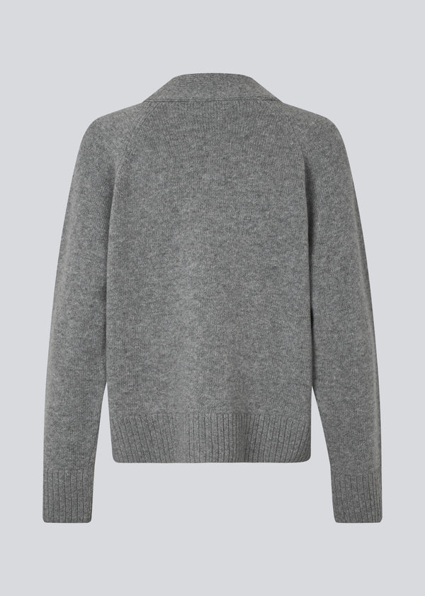 Petunamd cardigan - Grey Melange