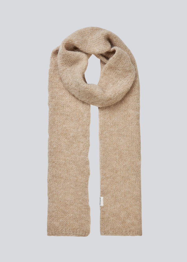 Polliemd solid scarf - Beige melange