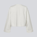Denim jacket in white with an oversized fit. Princessmd short jacket has long wide sleeves, a round neckline, and adjustable elastic at the bottom. The model is 175 cm and wears a size S/36.


Style the jacket with matching pants in the same color: princessmd pants


Material:
100% Cotton