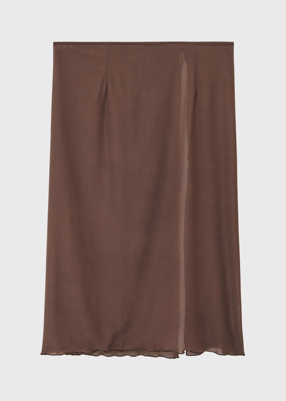 Prudencemd wrap skirt - Seal Brown
