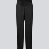 Satin trousers with tie belt. The Royalmd pants feature straight legs and a timeless silhouette – easy to style for any occasion.
