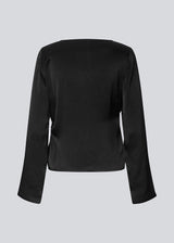 Long sleeved satin top. The Royalmd top has a round neckline and an elegant, classic look – ideal for both daily wear and festive events.