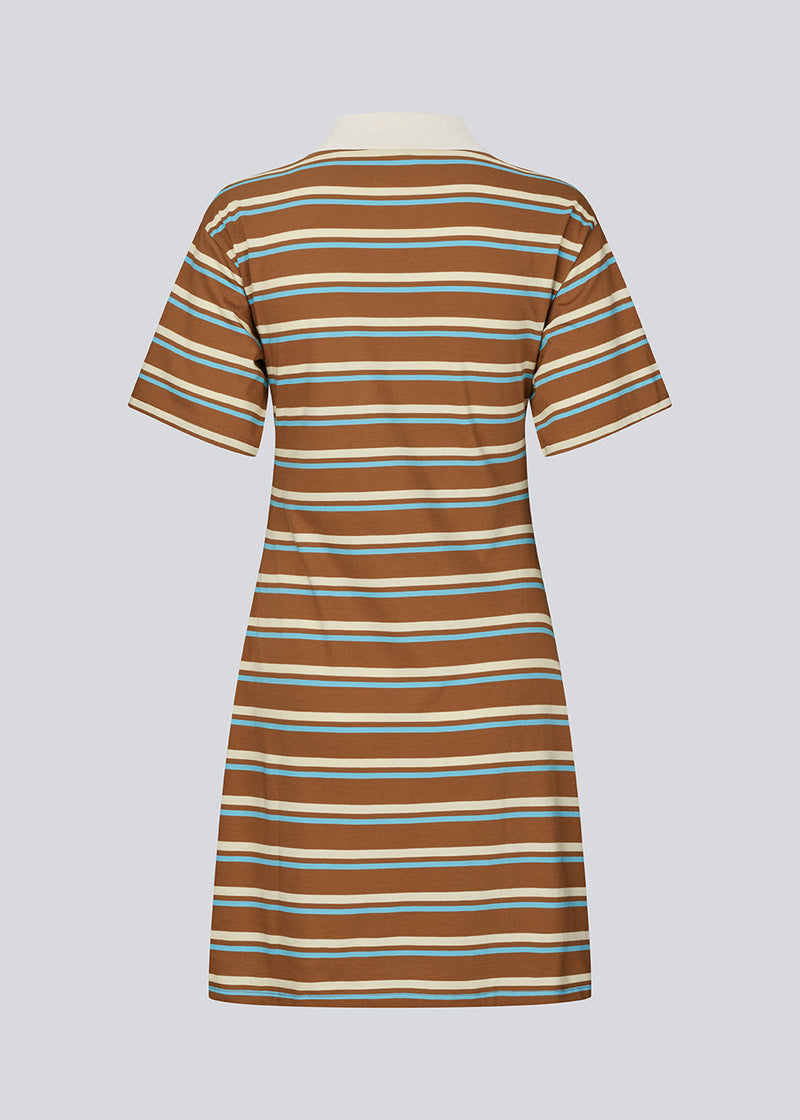 Stetsonmd polo dress - Nuthatch Cream Stripe Modstrm COM Stetsonmd polo dress - Nuthatch Cream Stripe Modstrm COM