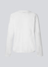 Long-sleeved white T-shirt in 100% organic cotton with "Out of Office" print on the chest. The Sugarmd LS shirt is a casual but cool choice for everyday life with the quote in a fresh pink color.