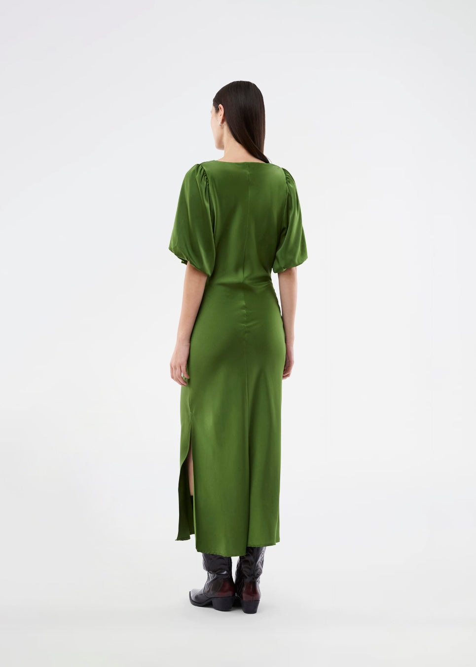 Tailormd SS dress - Twist of Lime