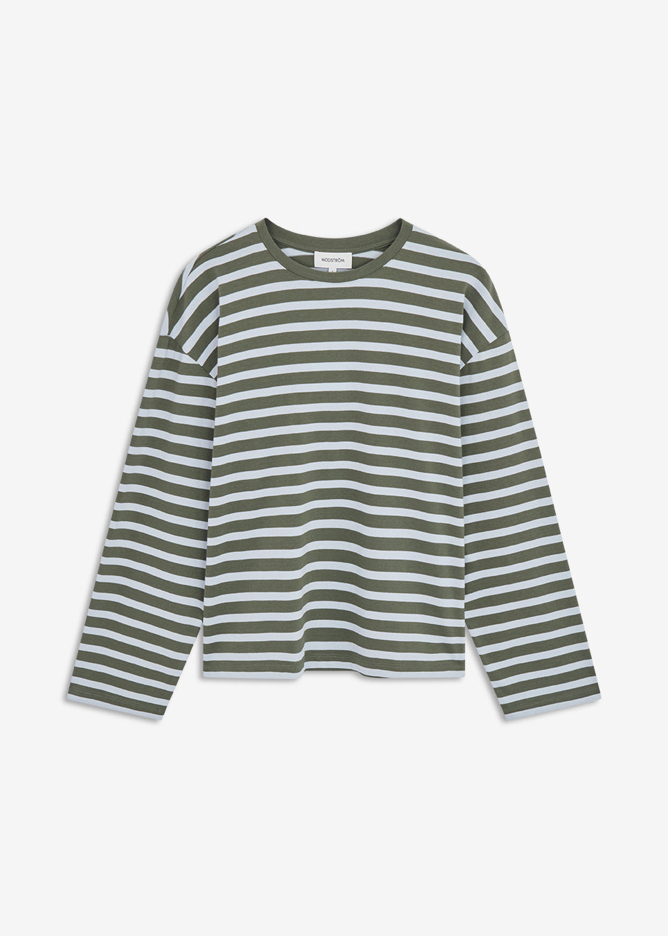 TaimMD Stripe LS T-shirt is a long-sleeved T-shirt with a relaxed fit and round neckline. The design features a classic striped pattern, dropped shoulders and long, straight sleeves. Style it with jeans or relaxed trousers for an easy everyday look.