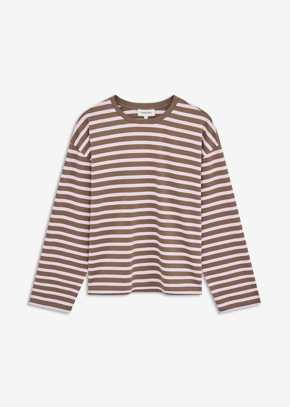 TaimMD Stripe LS T-shirt is a long-sleeved T-shirt with a relaxed fit and round neckline. The design features a classic striped pattern, dropped shoulders and long, straight sleeves. Style it with jeans or relaxed trousers for an easy everyday look.