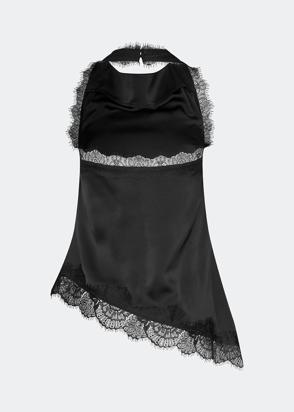 Elegant and sophisticated top. TamalMD top is designed with graceful draping and delicate lace details that create a feminine and exclusive look. Perfect for both evening wear and styling with a modern, fashion-forward touch.