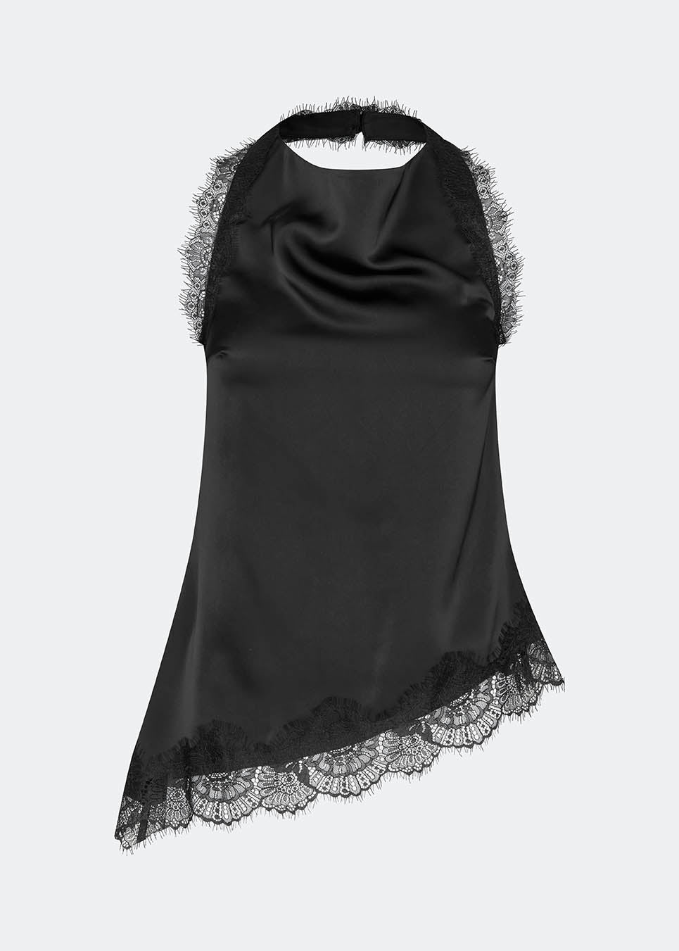 Elegant and sophisticated top. TamalMD top is designed with graceful draping and delicate lace details that create a feminine and exclusive look. Perfect for both evening wear and styling with a modern, fashion-forward touch.