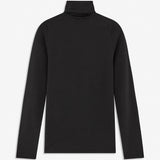 Nice high-necked&nbsp;blouse in black in a tight fit, which is perfect for any occasion and a basic must-have in your wardrobe. The blouse has a tight fit.