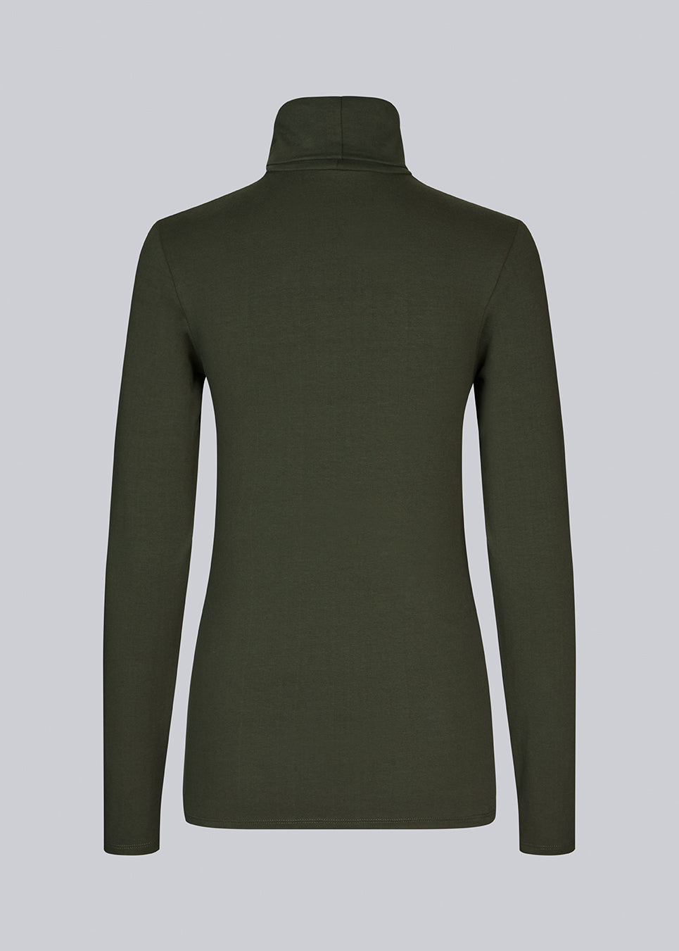 Nice high-necked green thin knit in a tight fit, which is perfect for any occasion.&nbsp;