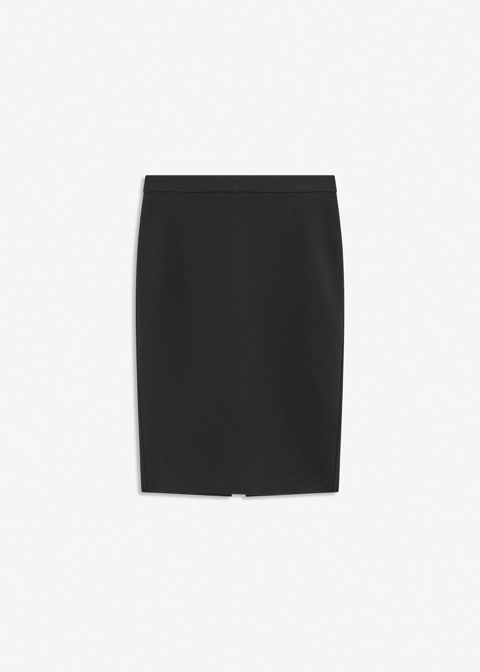 Simple, stylish and a must-have tight skirt. Tanny skirt is knee length and has a small slit at the back. The stretchable material creates a perfect fit. The model is 174 cm and wears a size S/36