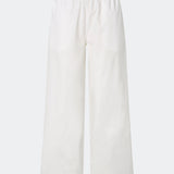 Lightweight trousers crafted from a soft cotton quality. Tessamd pants feature wide legs, an elasticated waistband with adjustable side ties, and a clean, relaxed look. A comfortable and versatile style that combines minimalist design with a modern fit.