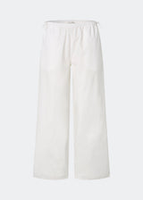Lightweight trousers crafted from a soft cotton quality. Tessamd pants feature wide legs, an elasticated waistband with adjustable side ties, and a clean, relaxed look. A comfortable and versatile style that combines minimalist design with a modern fit.