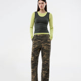 Modern layering long-sleeved blouse/top. ThaliaMD LS T-shirt is designed with a refined double-layer look that adds depth and a modern expression. The soft, stretchy fabric and fitted silhouette make it ideal both on its own and as a stylish layering piece in a fashion-conscious wardrobe. Colors are lime green and army green.

