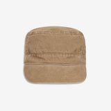 Thomasmd has a short curved brim, metal eyelets at the sides and visible topstitching.&nbsp;