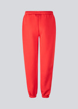 Sweatpants in bright red with logo in a cotton mixture. TiaMD pants have sidepockets, tieband, and an elastic in the bottom and waist.&nbsp;