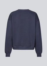 <p>Sweatshirt in navy blue with logo made in a cotton mixture. TiaMD sweat has a round neckline and ribbing at the sleeves and bottom.</p> <p>Style with matching sweatpants here.</p>