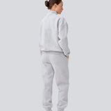 Sweatshirt with logo made in a cotton mixture. TiaMD sweat has a high neck with a zipper and ribbing at the sleeves. 