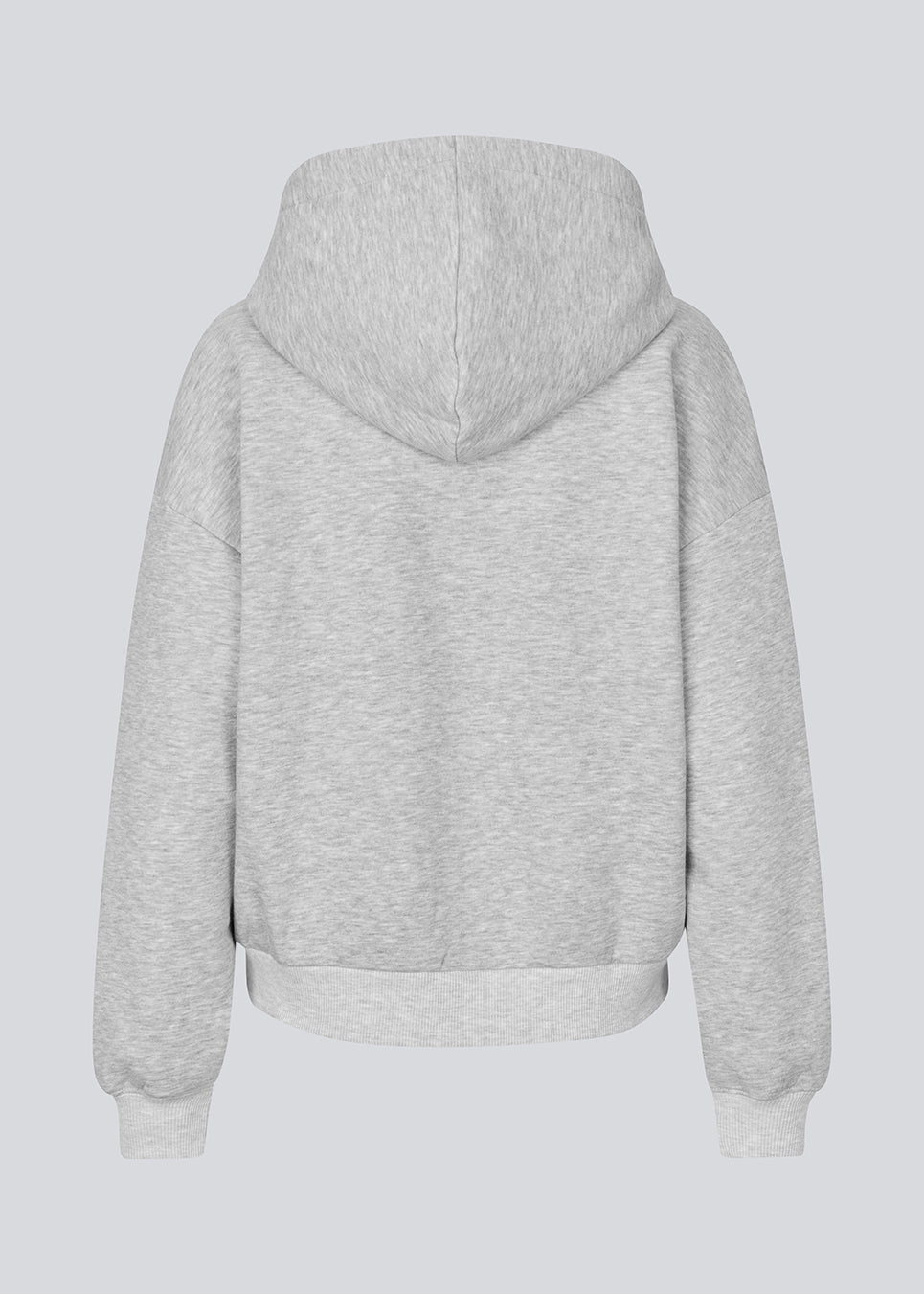 Sweatshirt in grey with a zipper and logo in a cotton mixture. TiaMD Zip has pockets, ribbing at the sleeves and bottom and a hood with strings.