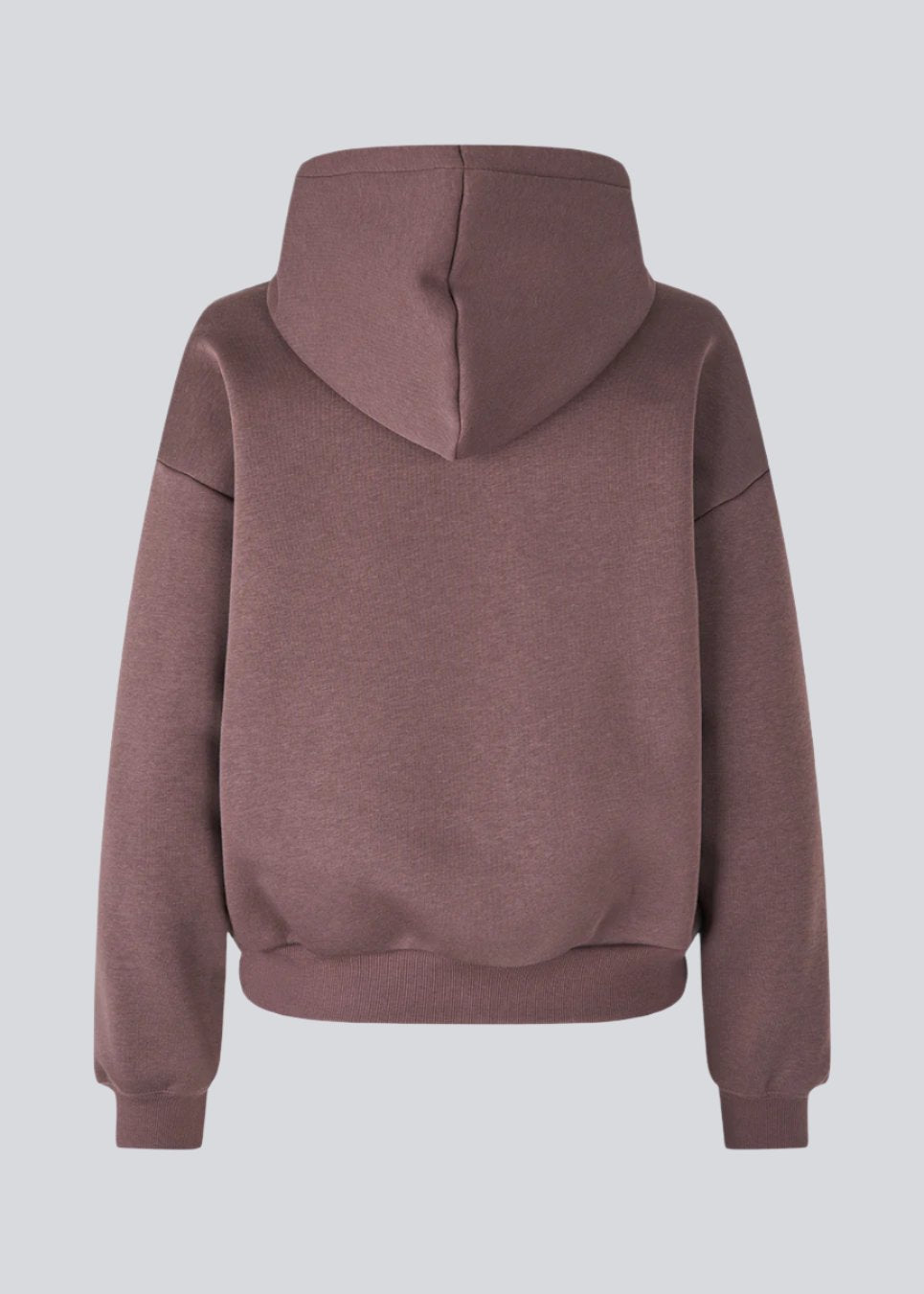 Sweatshirt in brown with a zipper and logo in a cotton mixture. TiaMD Zip has pockets, ribbing at the sleeves and bottom and a hood with strings.&nbsp;