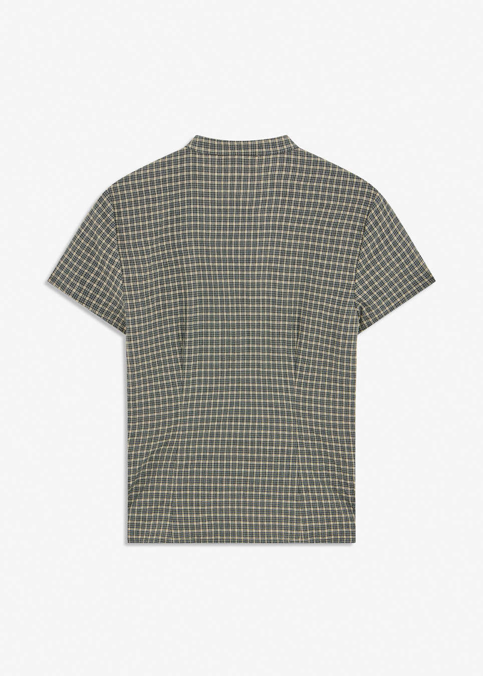 TikkaMD Top is a short-sleeved top with a relaxed fit and classic checked pattern. The design features a round neckline and decorative button fastenings at the front. Style it with jeans or matching Tikkamd Skirt.