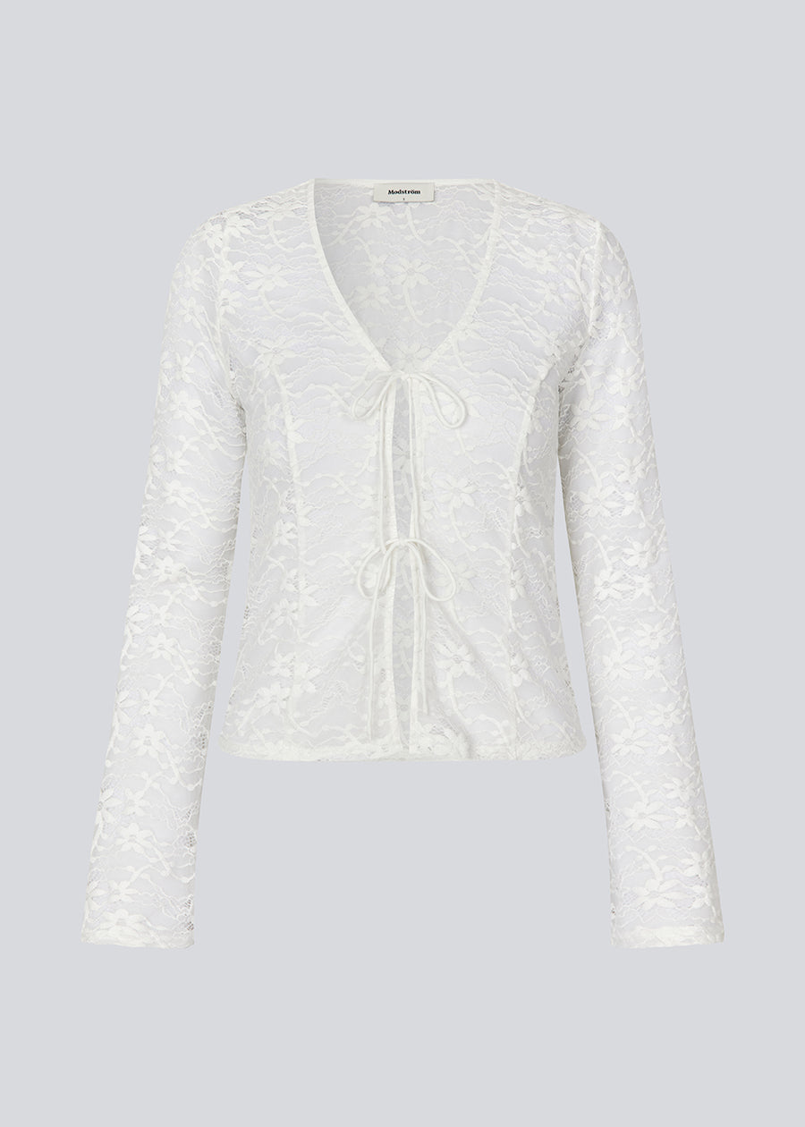 Buy TildeMD ls lace top - Black – Modström COM
