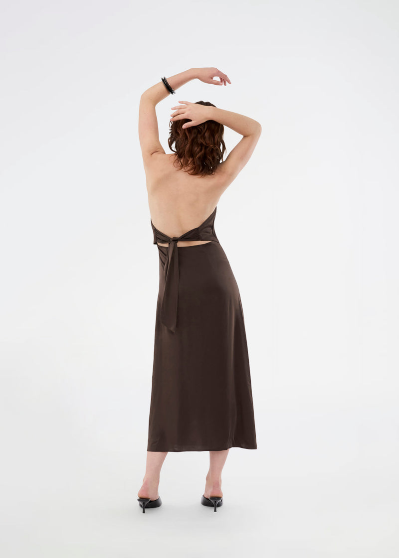 Timmiemd dress - Seal Brown