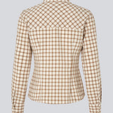 Classic fitted shirt in a cottonmix. TottiMD check shirt has a buttonclosure in front, shirt collar and cuff with buttonsclosure.
