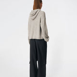 The Treemd Hoodie is a soft knitted hoodie with a relaxed fit and a clean, minimalist look. Its lightweight knit and roomy hood make it an easy everyday layering piece, while the ribbed trims add a refined finish. Style it with denim, tailored trousers or matching knitwear for an effortless everyday outfit.