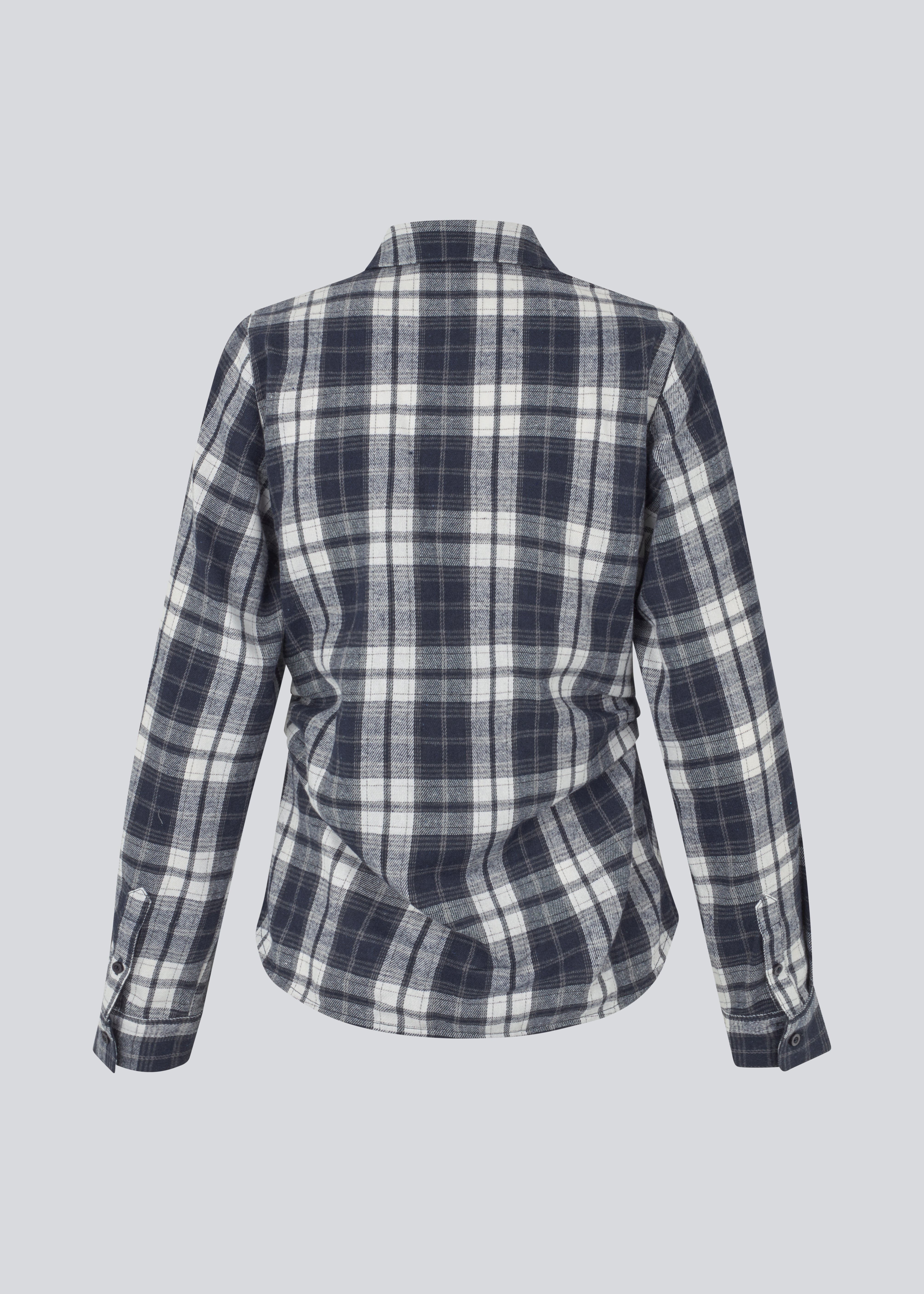 Fitted shirt in flannel. TappoMD shirt has a button closure in front and a manchet with button closure.&nbsp;