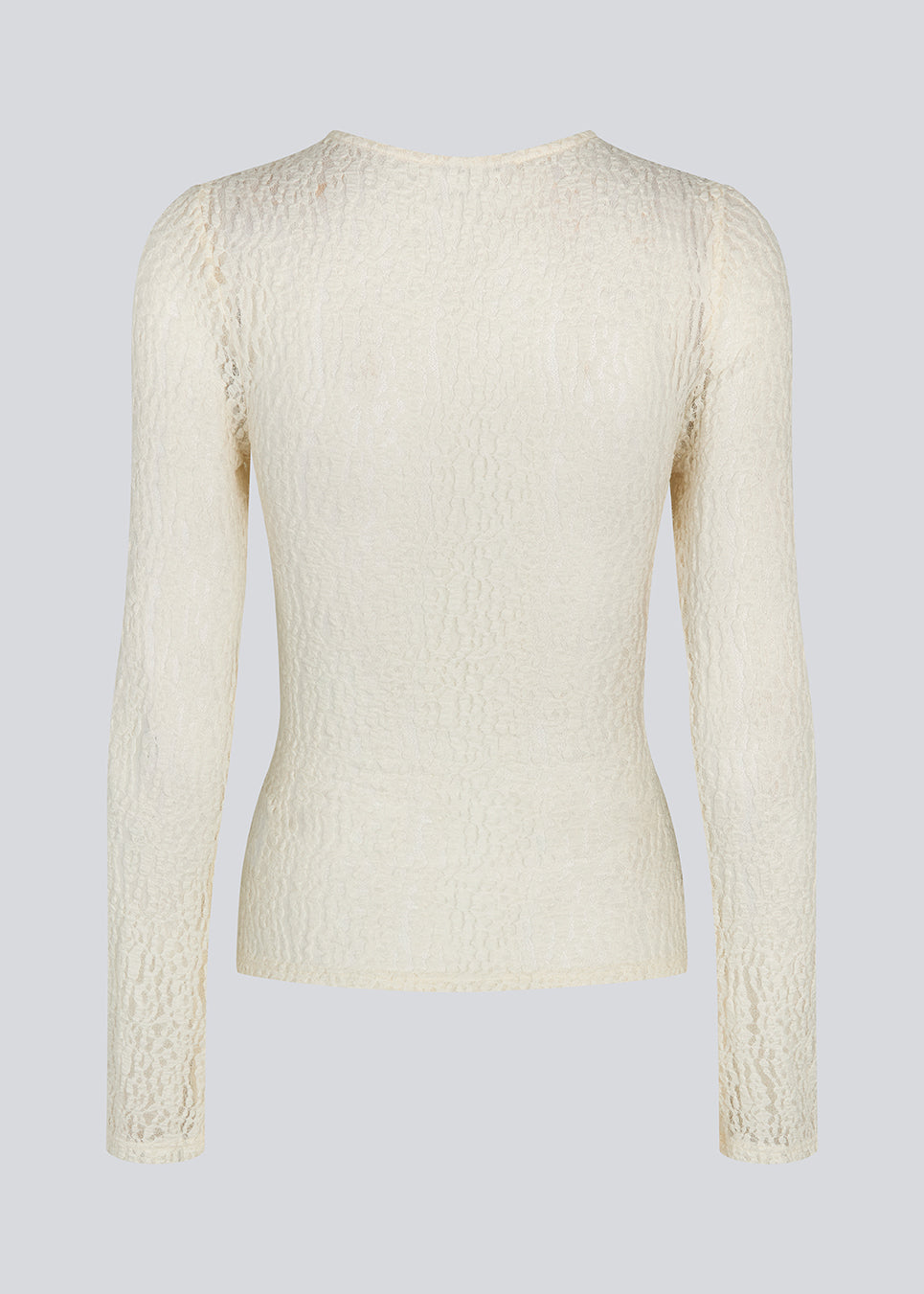 Feminine and elegant long-sleeved top in beige. The UmmiMD LS Top is made from lightweight lace with a beautiful keyhole neckline and a fitted silhouette. Perfect for both everyday wear and special occasions.

Material:
8% Elastane
92% Polyamide