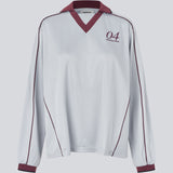 Cool long-sleeved T-shirt with a polo collar. The UniqueMD LS T-shirt features sporty details such as elastic trims, a V-neckline, and a number and logo on the chest. A relaxed yet stylish piece that combines comfort with modern design.