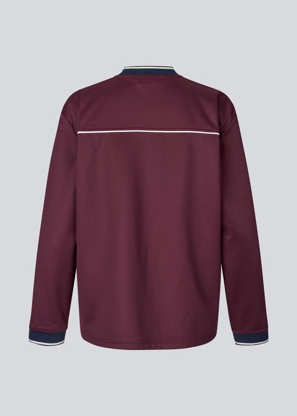 Dark red Utopiamd LS t-shirt