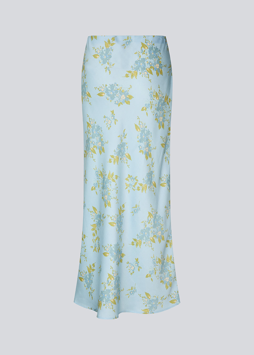 Elegant maxi skirt in blue with a romantic floral print. The UttaMD Print Skirt is made from 100% recycled polyester and features a flattering cut that drapes beautifully, creating a feminine look. The model is 175 cm and wears a size S/36.

Material:
100% Recycled Polyester