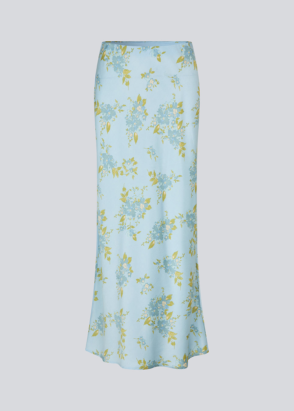 Elegant maxi skirt in blue with a romantic floral print. The UttaMD Print Skirt is made from 100% recycled polyester and features a flattering cut that drapes beautifully, creating a feminine look. The model is 175 cm and wears a size S/36.


Material:
100% Recycled Polyester