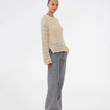 Vestermd o-neck - Summer Sand