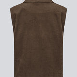Sleek vest in soft corduroy. The Roycemd vest features a modern asymmetric closure and a single chest pocket – a versatile layering piece that’s easy to style.