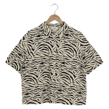 Modström Preloved IshaMD print shirt - Zebra
