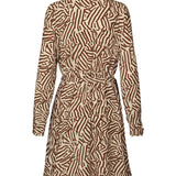 Modström Preloved Nation print dress - Graphic Grid